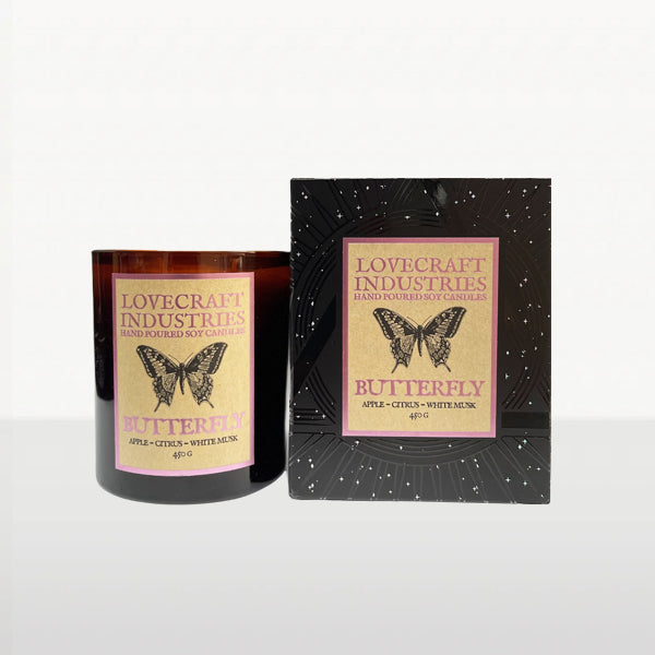Butterfly - Apple & Citrus & White Musk 450 g Soy Candle