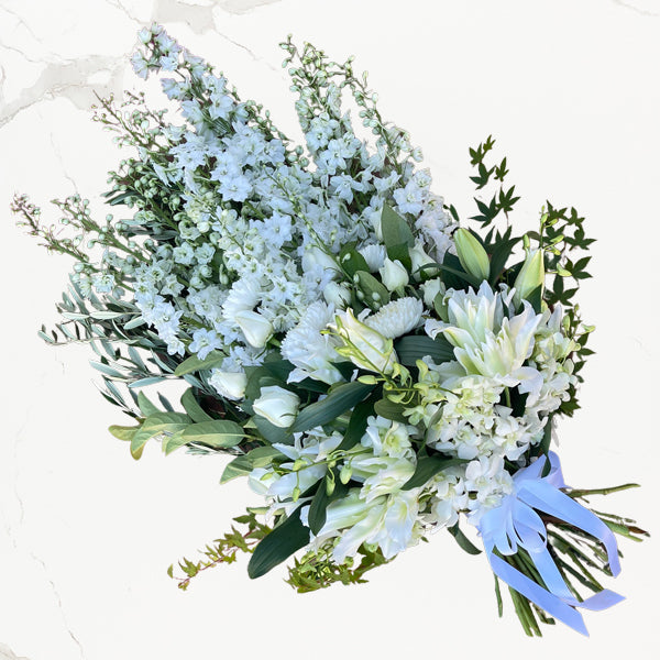 Angel - Large Hand Tied Casket Sheaf